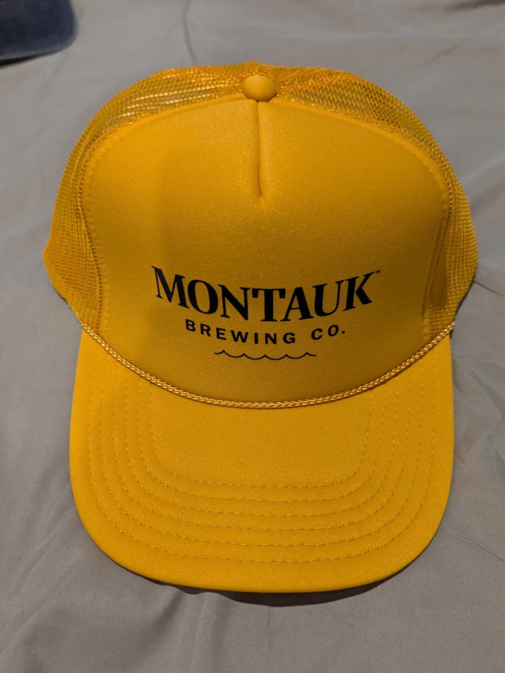 OTTO Yellow Montauk Brewing Co. Trucker Hat